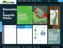 Tablet Screenshot of geografiaurbana.com